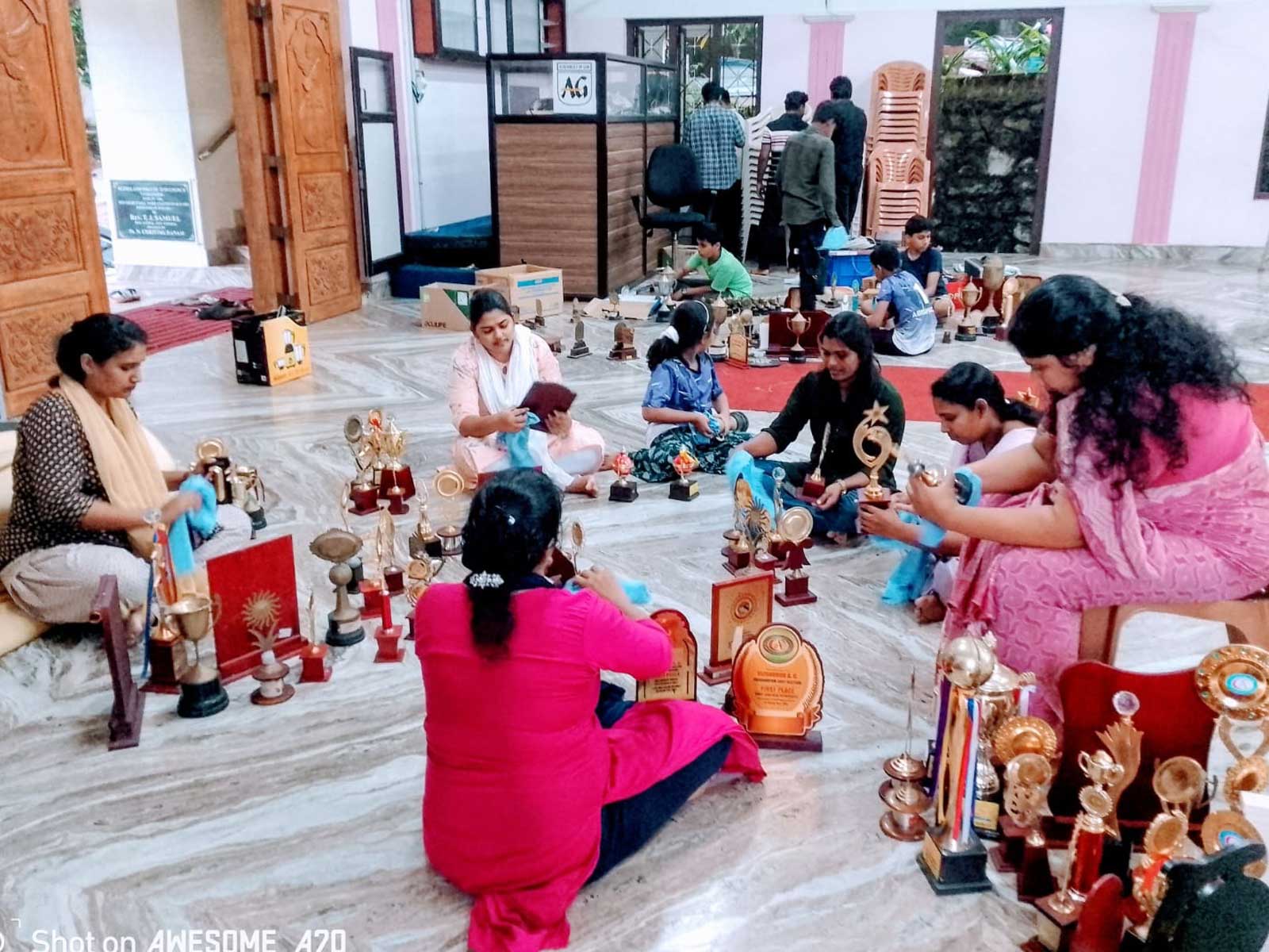 Church cleaning Organized by CA